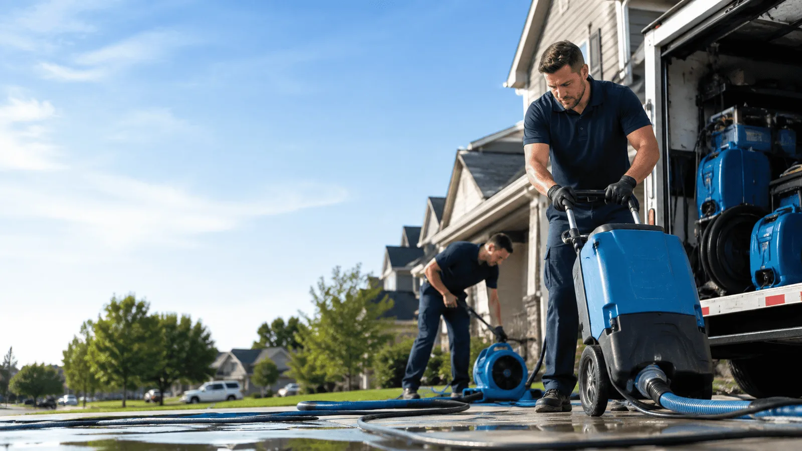 Dehumidification being performed in Elkland, PA